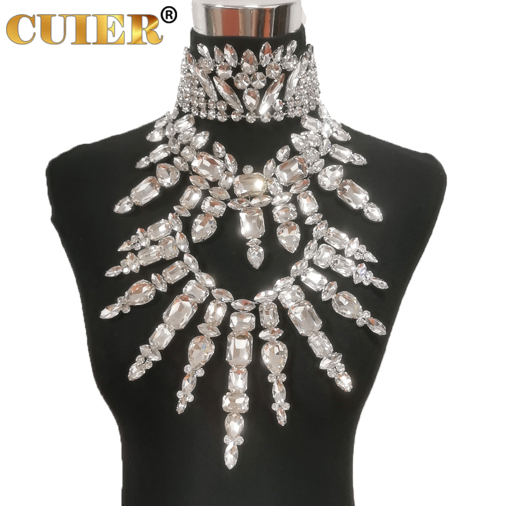 Women'S Fashion Magazine - CuiEr Luxury Glass Crystal Multilayer Necklace