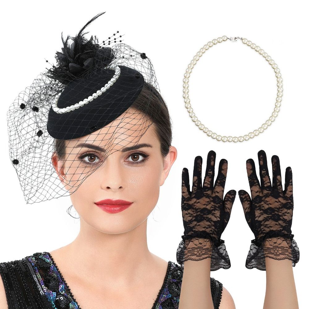 Women'S Fashion In The 1920S - Fashion Exquisite Mesh Feather Headband Elegant