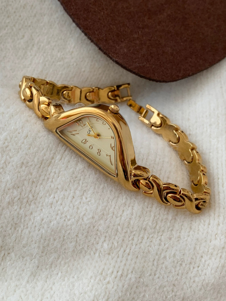 Fashion Women Watches - Light Luxury 22mm Gold Waterproof Quartz