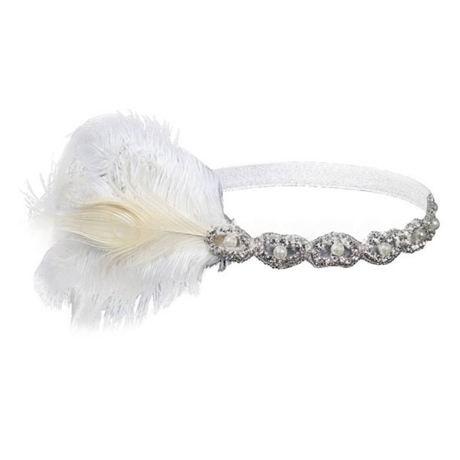 Women'S Fashion In The 1920S - Jazz Age Feather Headband Vintage Design
