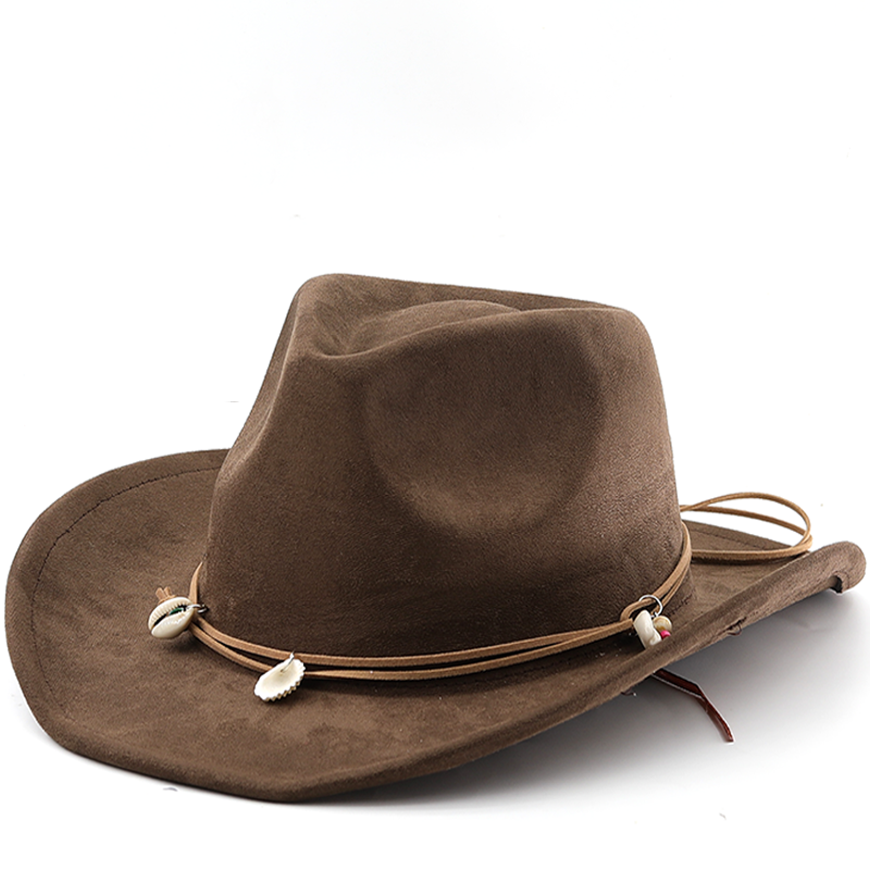 Women'S Fashion Wild West - Unisex Cowboy Hat Suede Fashion Cowboy