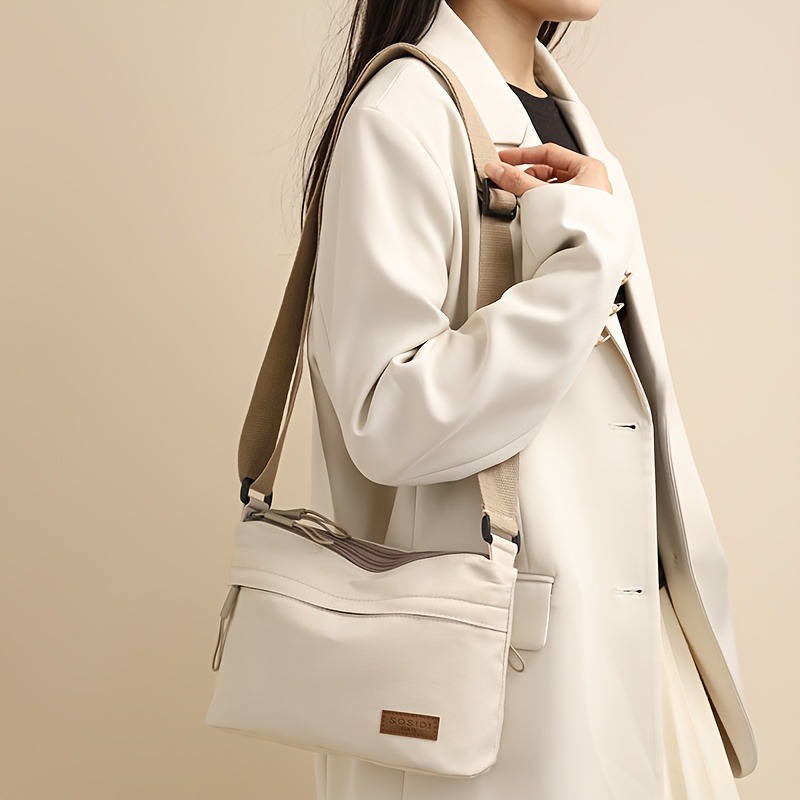 Canvas Tote Bag - Simple Solid Color Canvas Bag for