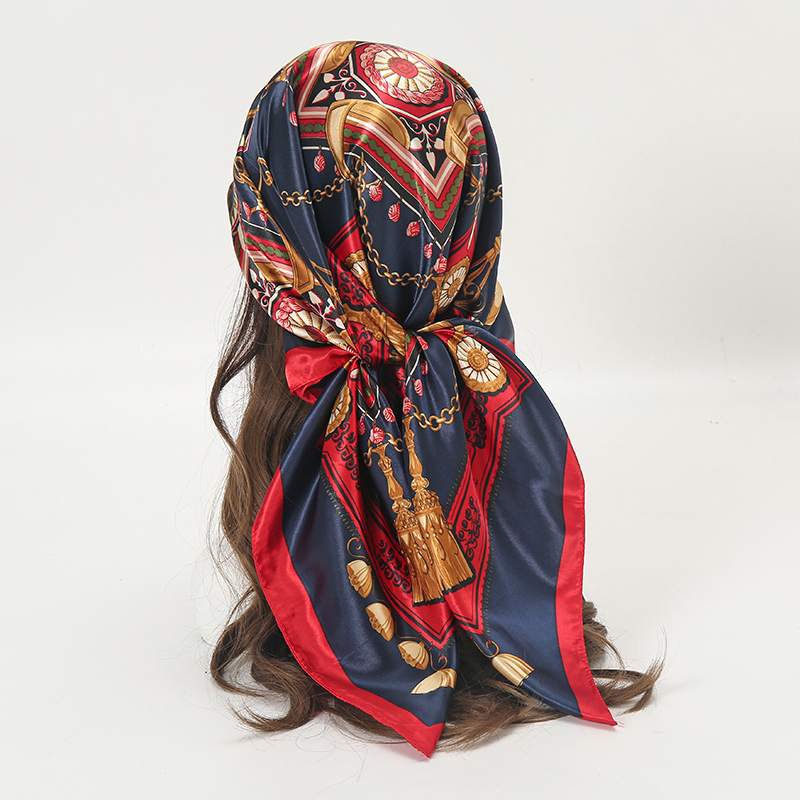 Satin Square Scarf Women Musli - огляд і ціна Women'S Fashion Headbands