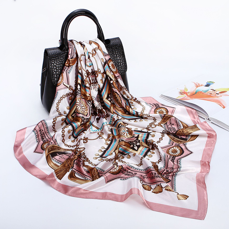 Satin Square Scarf Women Musli - огляд і ціна Women'S Fashion Headbands