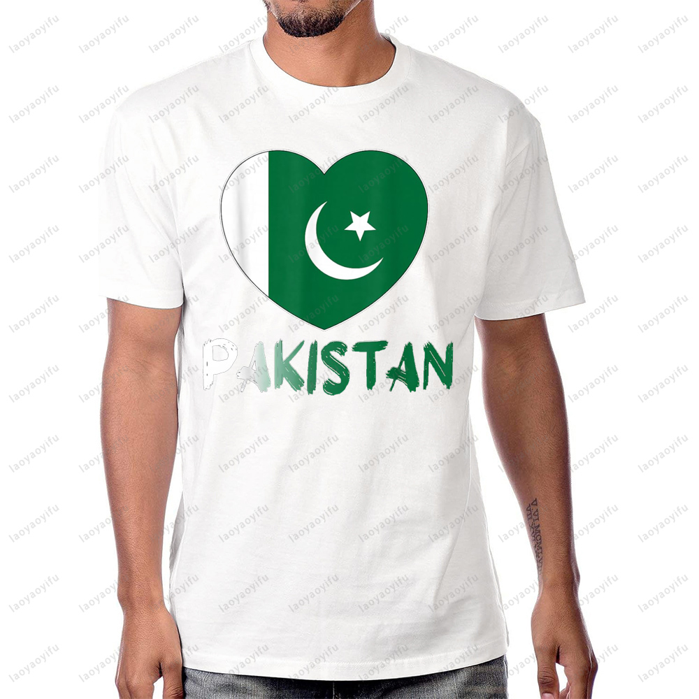 Pakistan Flag Heart Graphic Pr - огляд і ціна Women Fashion Pakistan