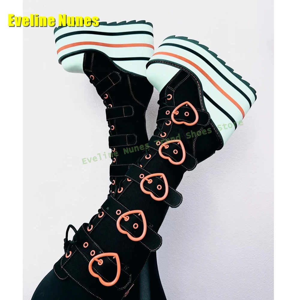 Heart Shaped Buckle Platform B - огляд і ціна Women Fashion Trend 2025