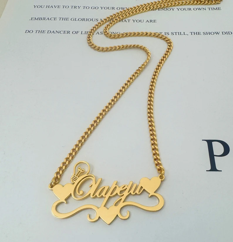 Handcrafted Gold Color Name Ne - огляд і ціна Women Fashion Names