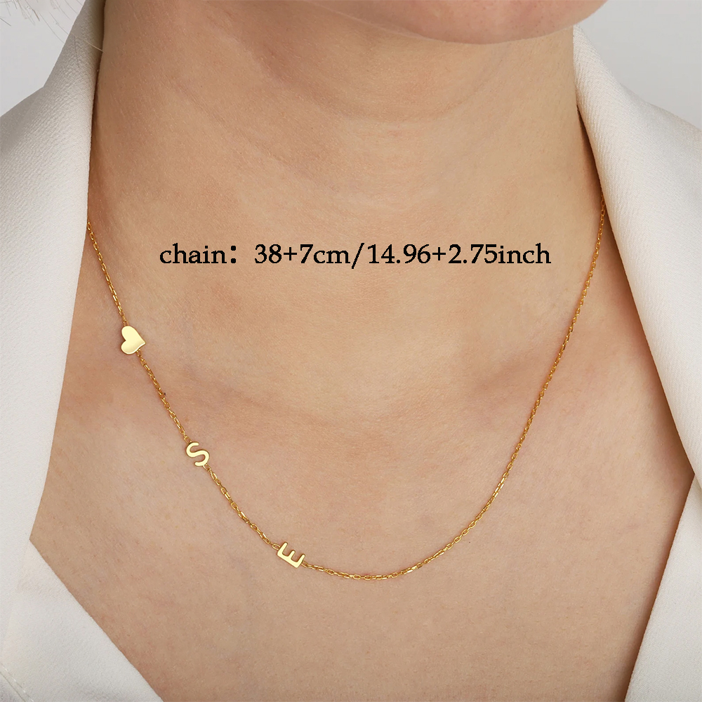 Custom Heart Sideways Letter I - огляд і ціна Women Fashion Names