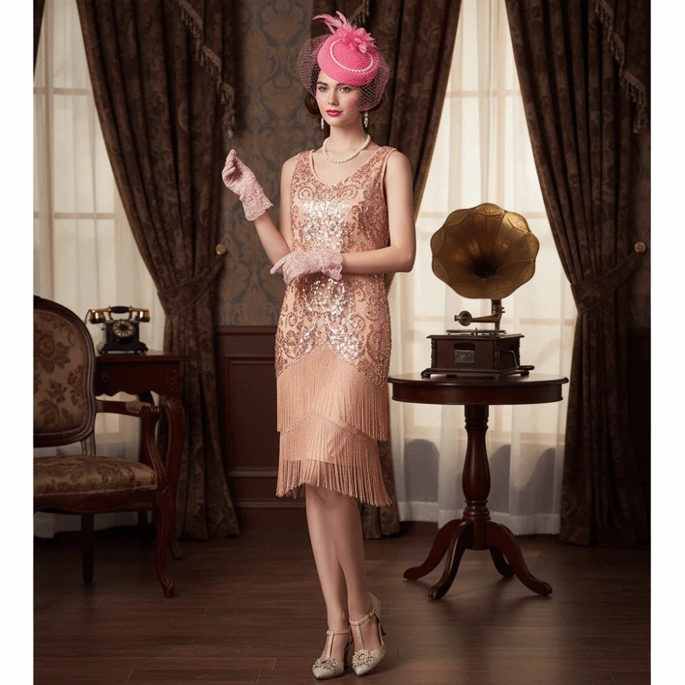 Fashion Exquisite Mesh Feather - огляд і ціна Women'S Fashion In The 1920S