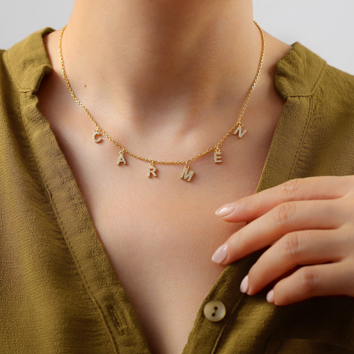 Custom Personalized Name Neckl - огляд і ціна Women Fashion Names