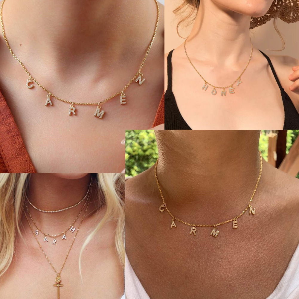 Custom Personalized Name Neckl - огляд і ціна Women Fashion Names
