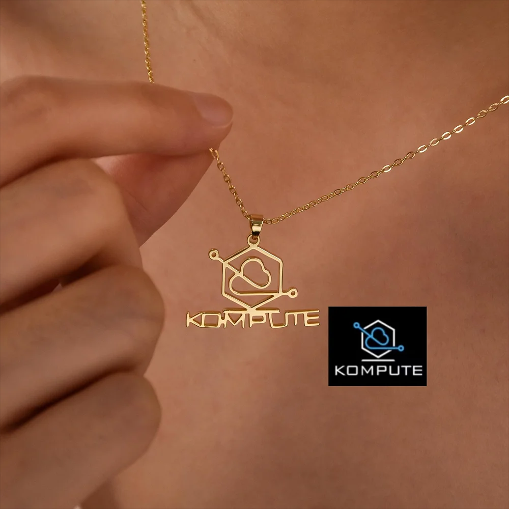 Custom Company Logo Necklace P - огляд і ціна Women Fashion Icon