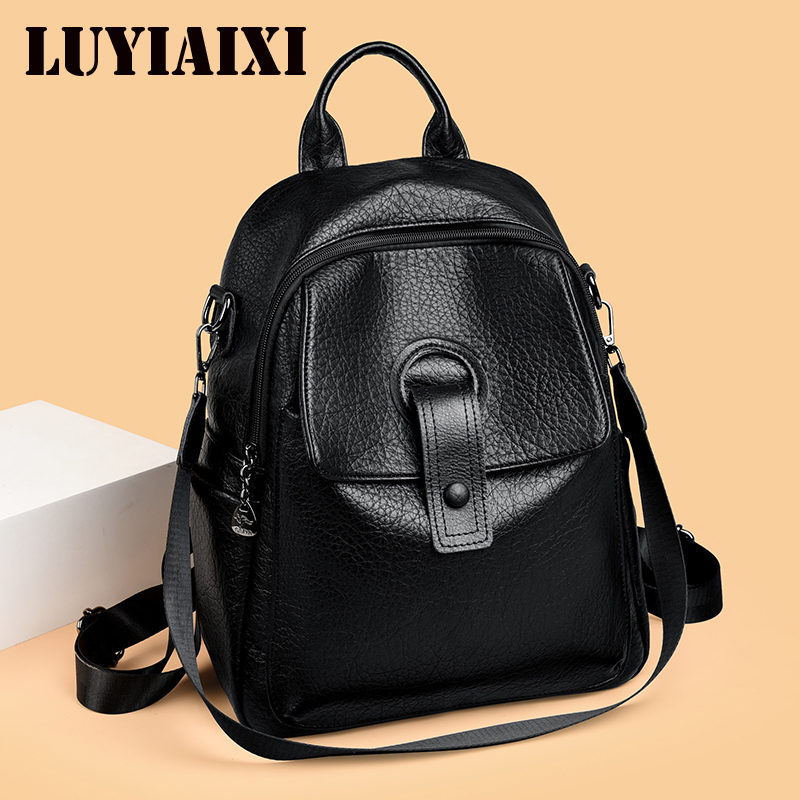 Fashion Women's Black Backpack - огляд і ціна Women'S Fashion In 1920