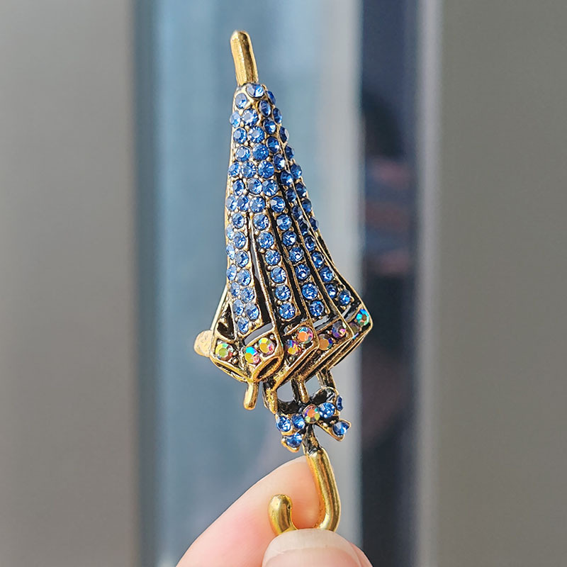Retro Inlaid Rhinestone Umbrel - огляд і ціна Women'S Fashion Umbrella
