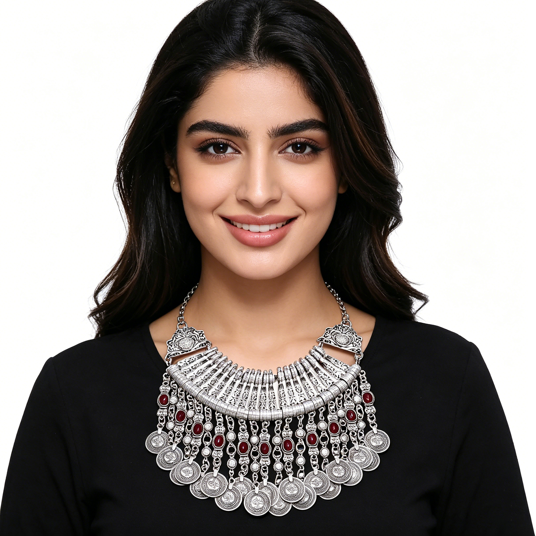 Vintage Silver Color Ethnic Co - огляд і ціна Women Fashion Pakistan