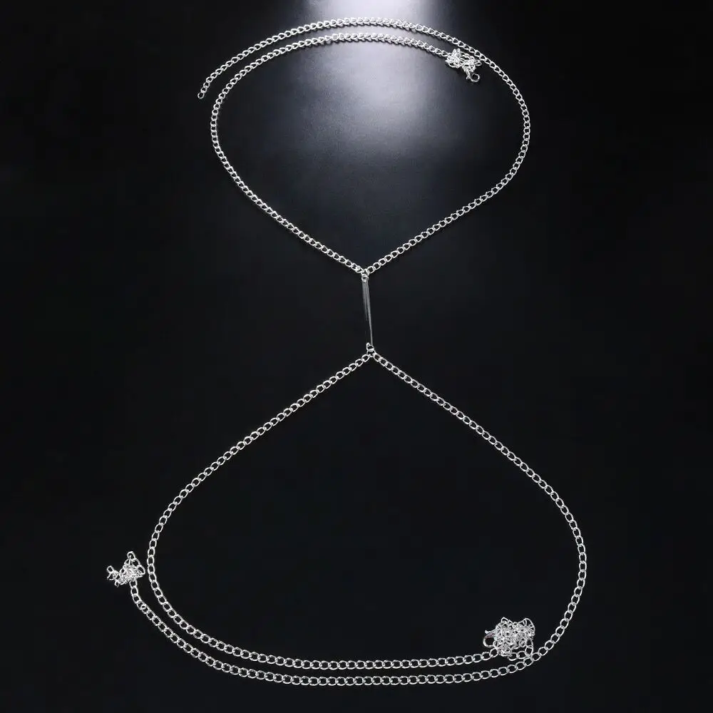 Sexy Metal Chest Chain Harness - огляд і ціна Women'S Fashion Harness