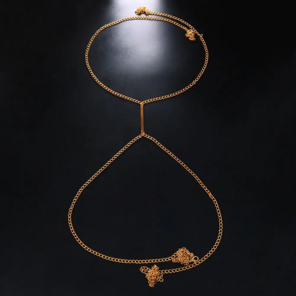 Sexy Metal Chest Chain Harness - огляд і ціна Women'S Fashion Harness