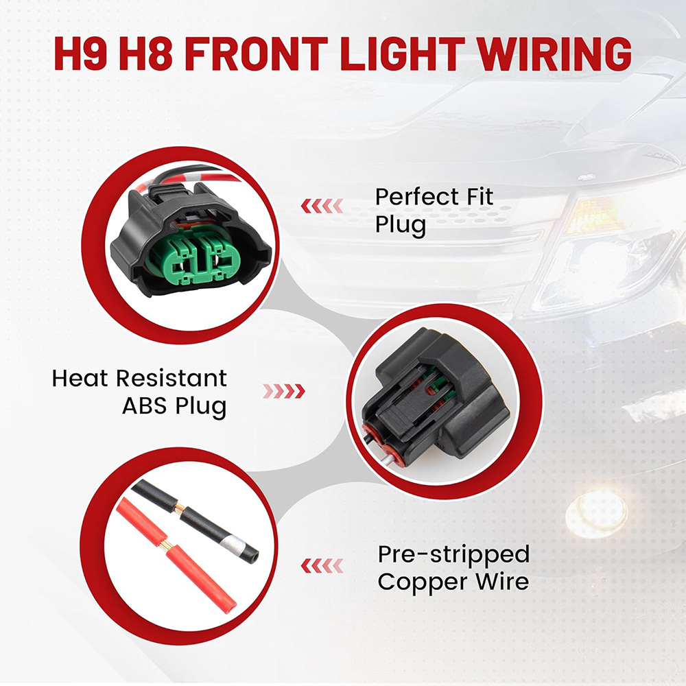 2pcs H11 12V Female Socket Lig - огляд і ціна Women'S Fashion Harness