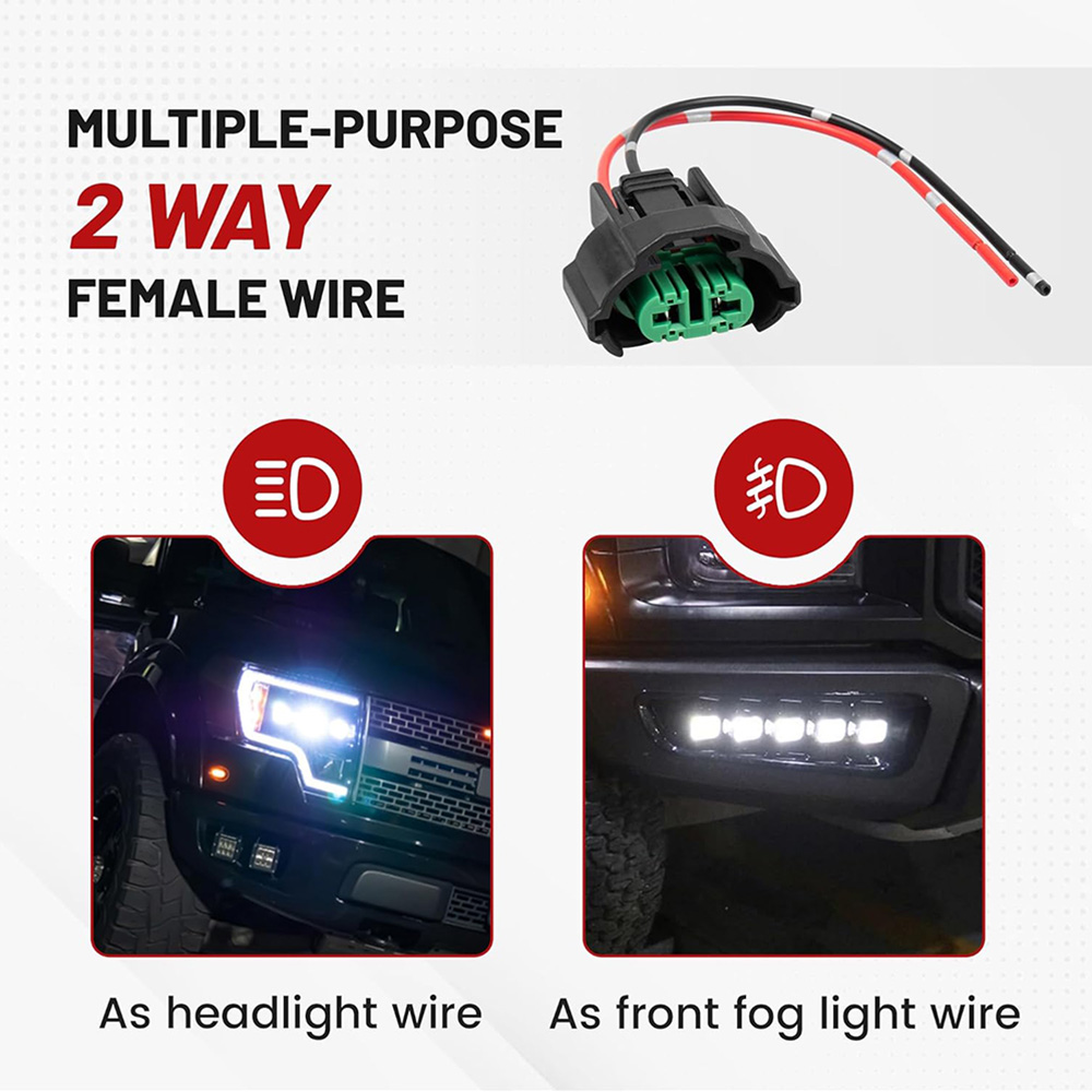 2pcs H11 12V Female Socket Lig - огляд і ціна Women'S Fashion Harness