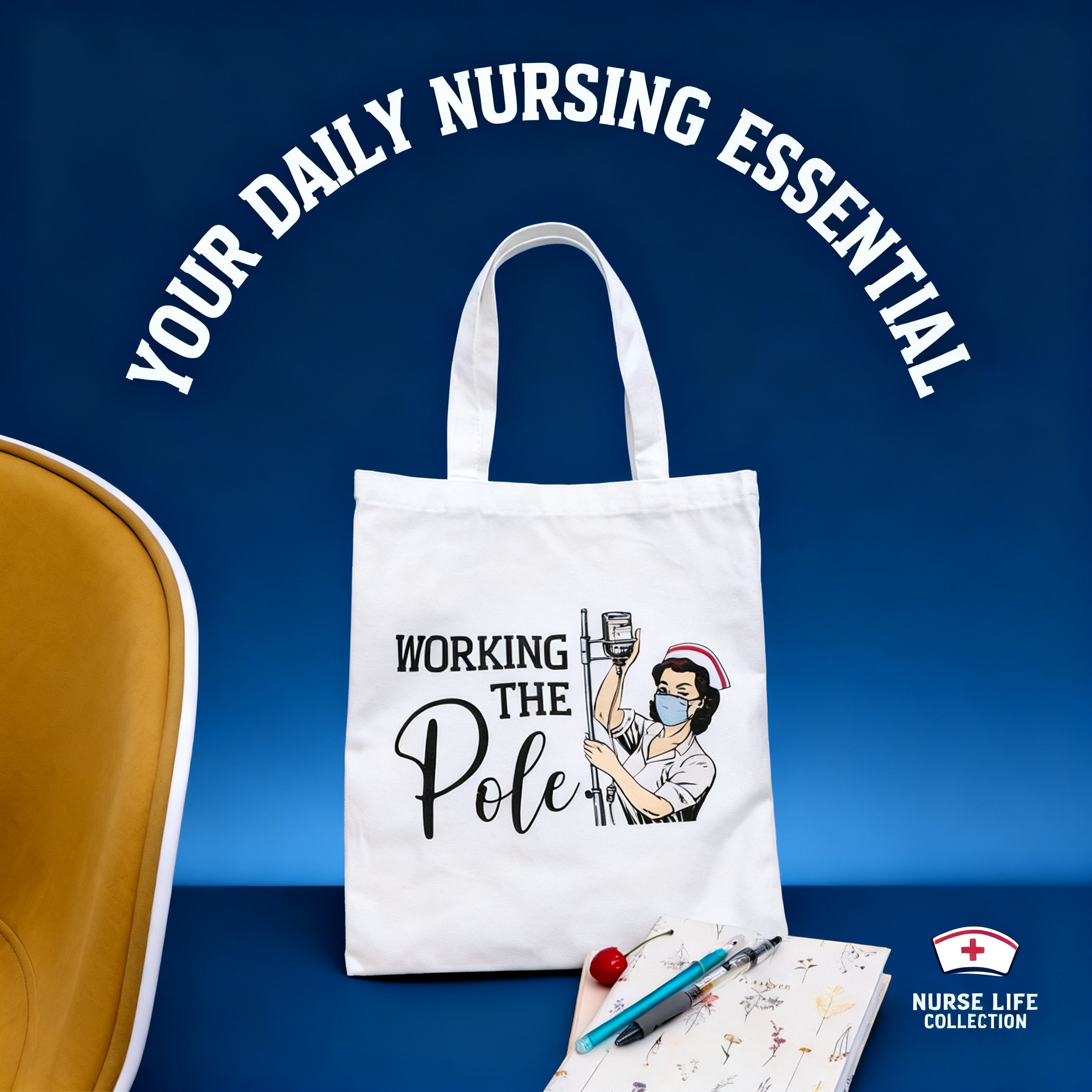 Nurse Canvas Tote Bag Women's  - огляд і ціна Canvas Tote Bag
