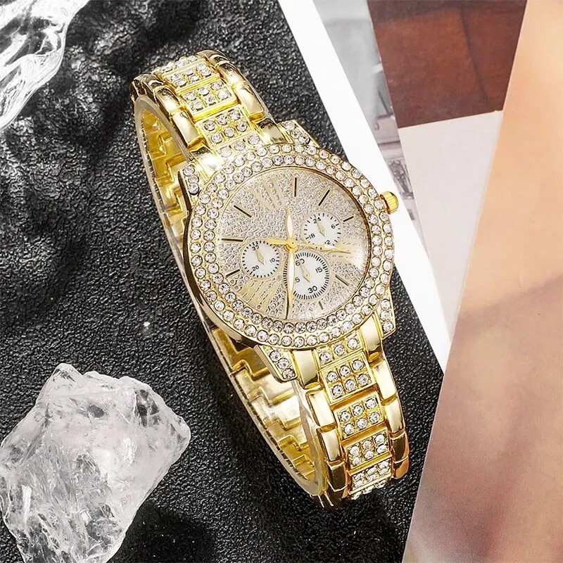 Women's Quartz Watch Gold Luxu - огляд і ціна Fashion Women Watches