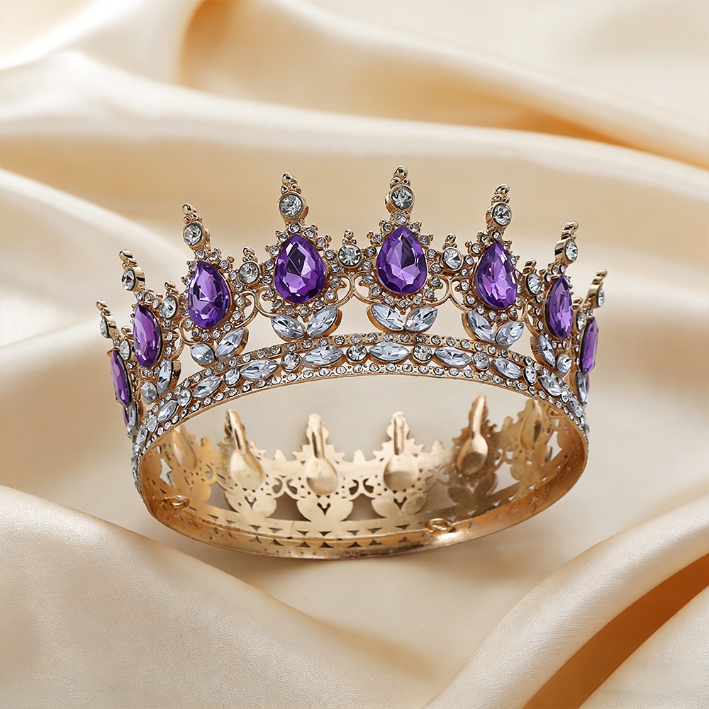 2Pcs Luxury Purple Amethyst Ba - огляд і ціна Women'S Fashion Headbands