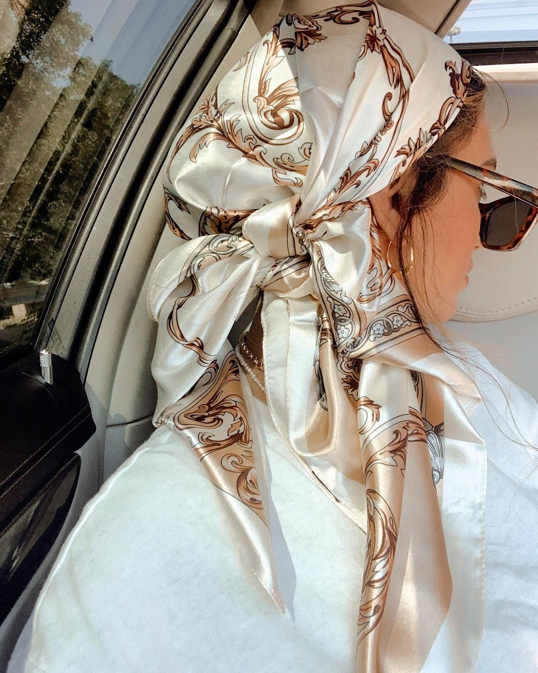 Satin Square Scarf Women Musli - огляд і ціна Women'S Fashion Headbands