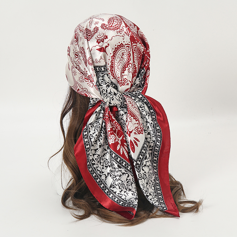 Satin Square Scarf Women Musli - огляд і ціна Women'S Fashion Headbands