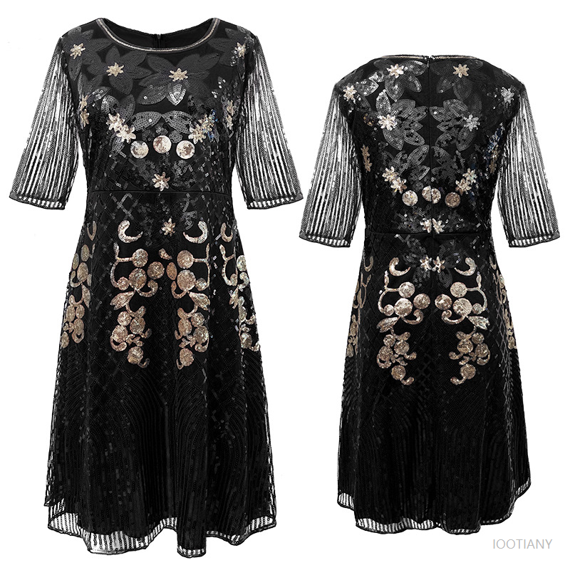 1920 Vintage Mid Sleeve Dress  - огляд і ціна Women'S Fashion In 1920