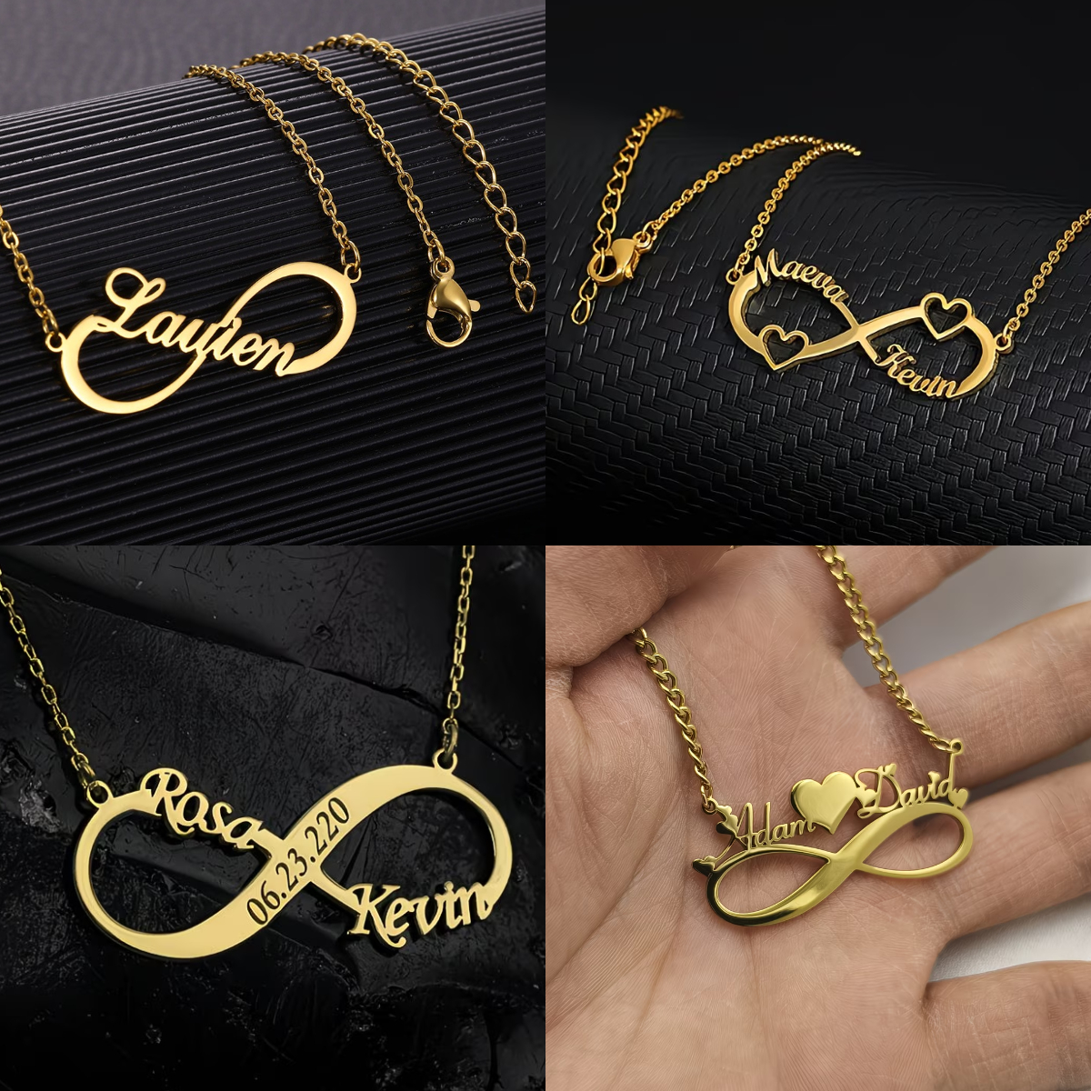 Custom Name Infinity Necklaces - огляд і ціна Women Fashion Names