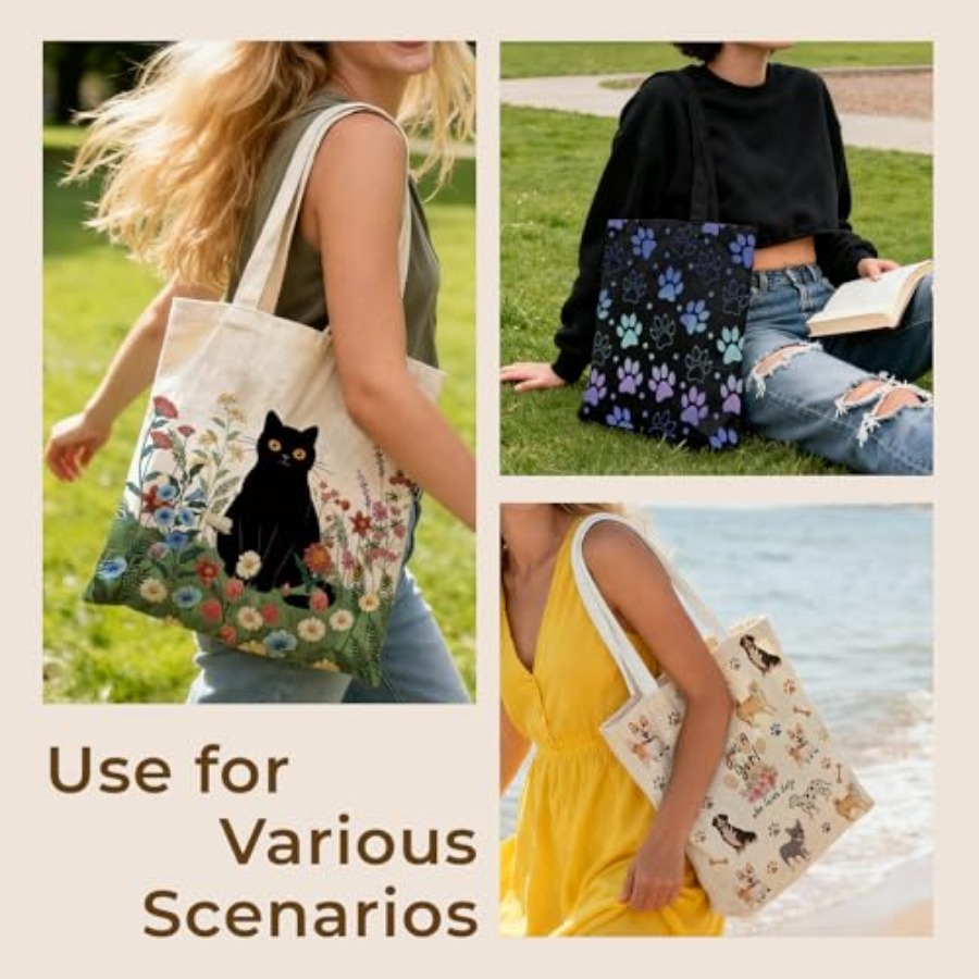 Cute Aesthetic Canvas Tote Bag - огляд і ціна Canvas Tote Bag