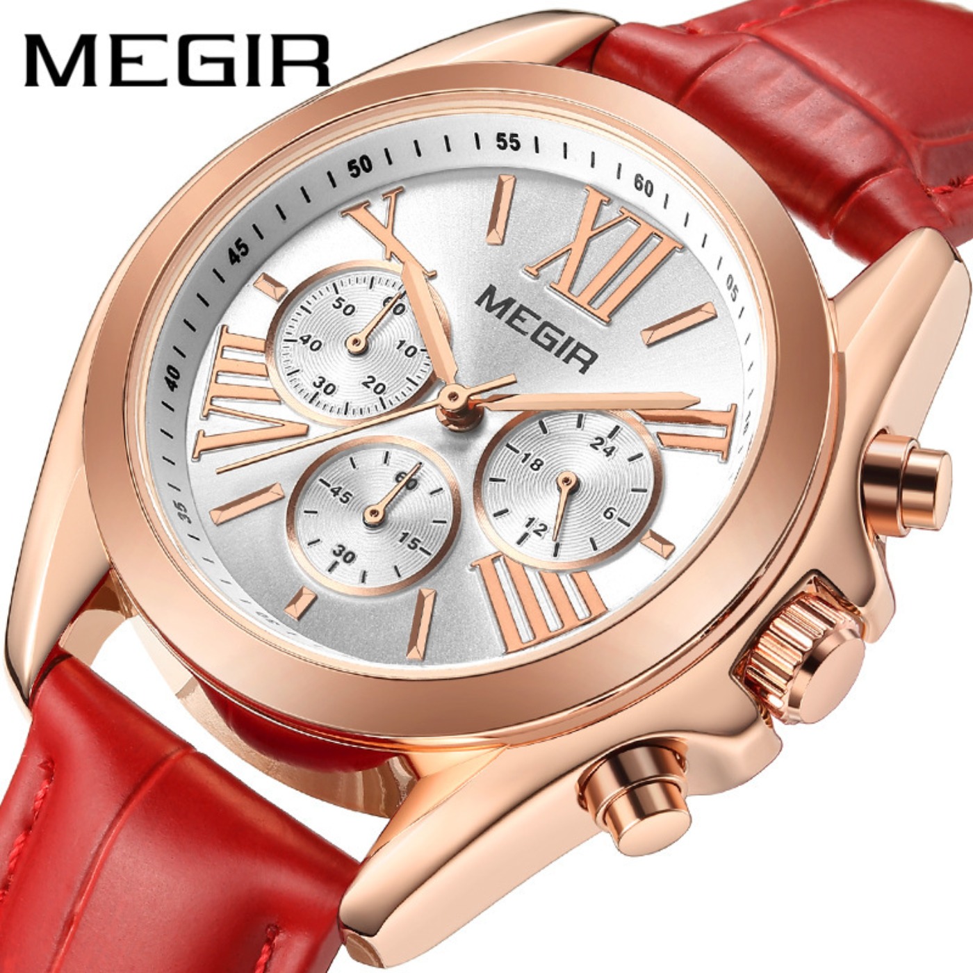 MEGIR New Luxury Leather Watch - огляд і ціна Fashion Women Watches