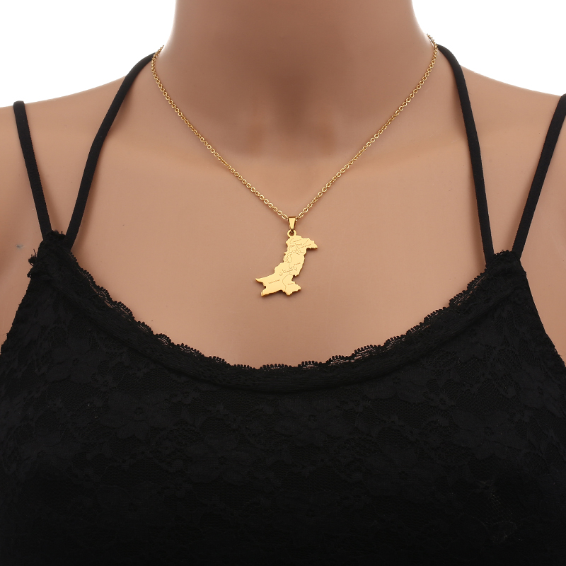 Pakistan Map With City Pendant - огляд і ціна Women Fashion Pakistan
