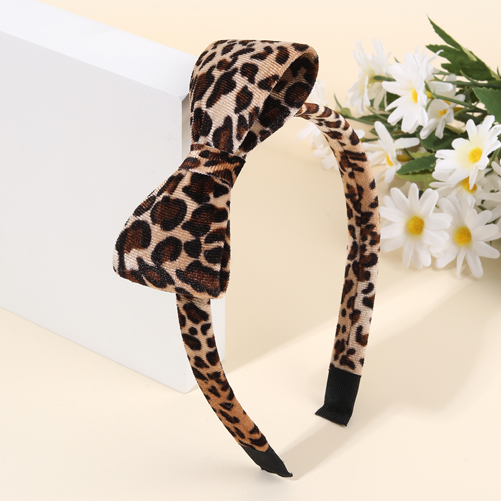 Korean Leopard-print Bow Headb - огляд і ціна Women'S Fashion Headbands