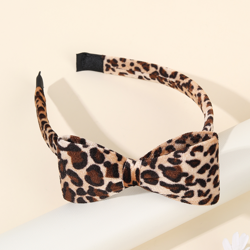 Korean Leopard-print Bow Headb - огляд і ціна Women'S Fashion Headbands