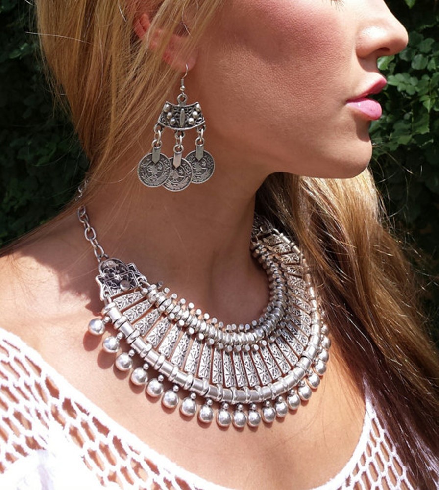 Vintage Silvery Beach Coins Ch - огляд і ціна Women Fashion Pakistan
