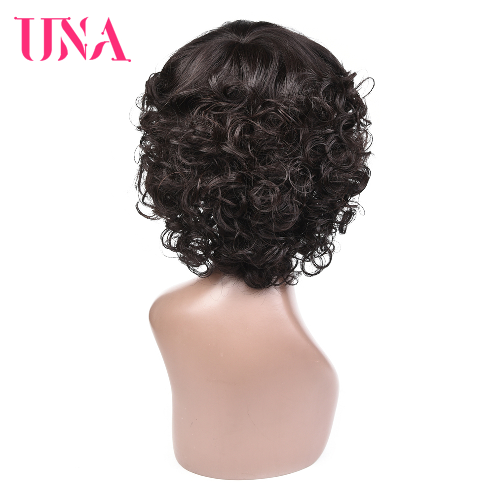 UNA Fashion Short Curly Human  - огляд і ціна Women Fashion Malaysia