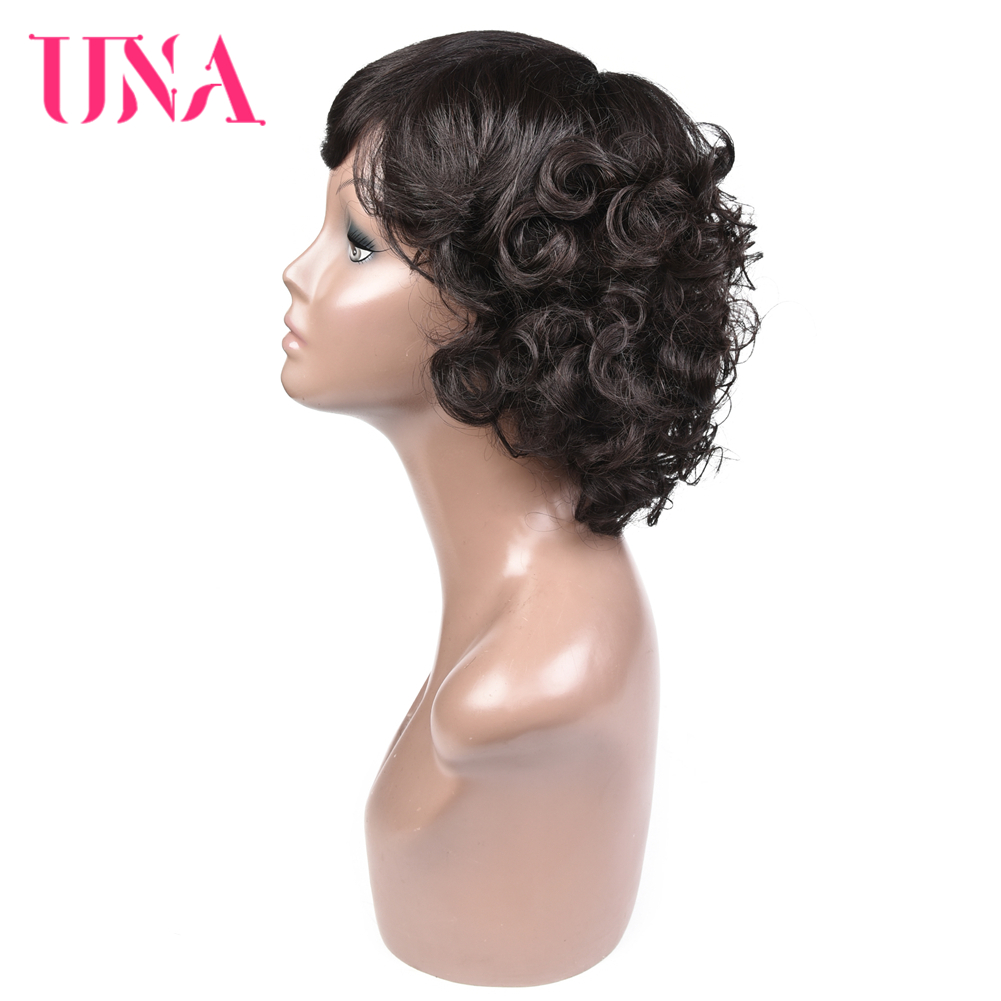 UNA Fashion Short Curly Human  - огляд і ціна Women Fashion Malaysia