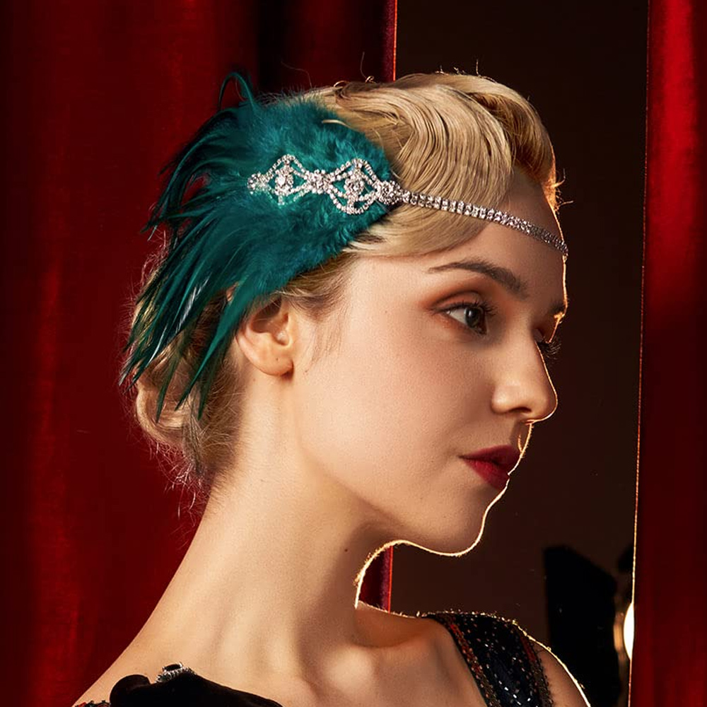 Stonefans Green Flapper Headba - огляд і ціна Women'S Fashion In The 1920S