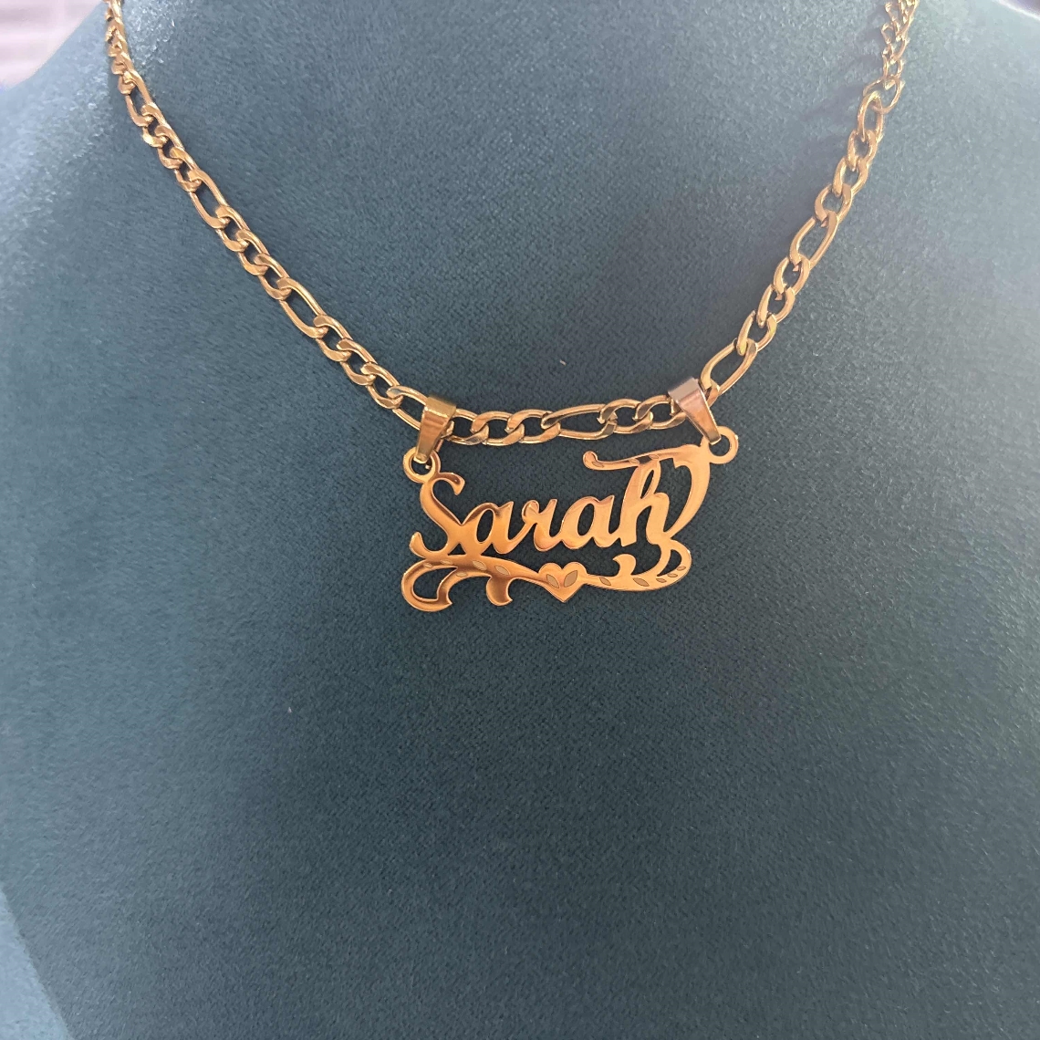 Custom Figaro Chain Heart Name - огляд і ціна Women Fashion Names