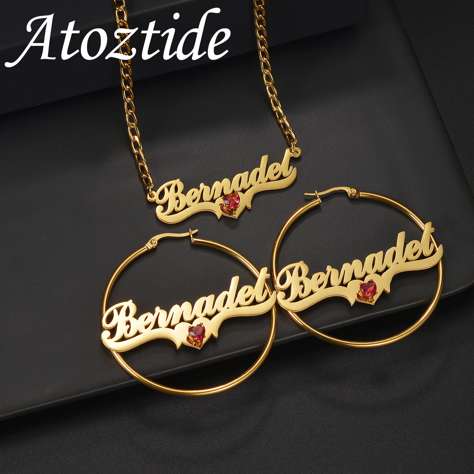 Atoztide Custom Name Necklace  - огляд і ціна Women Fashion Names