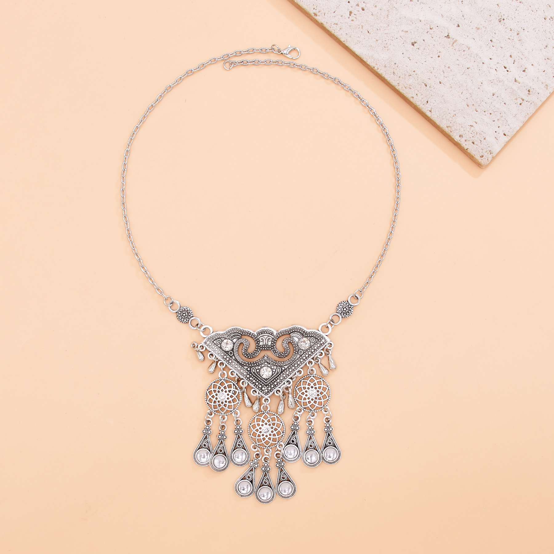 Ethnic Hollow Geometry Pendant - огляд і ціна Women Fashion Pakistan
