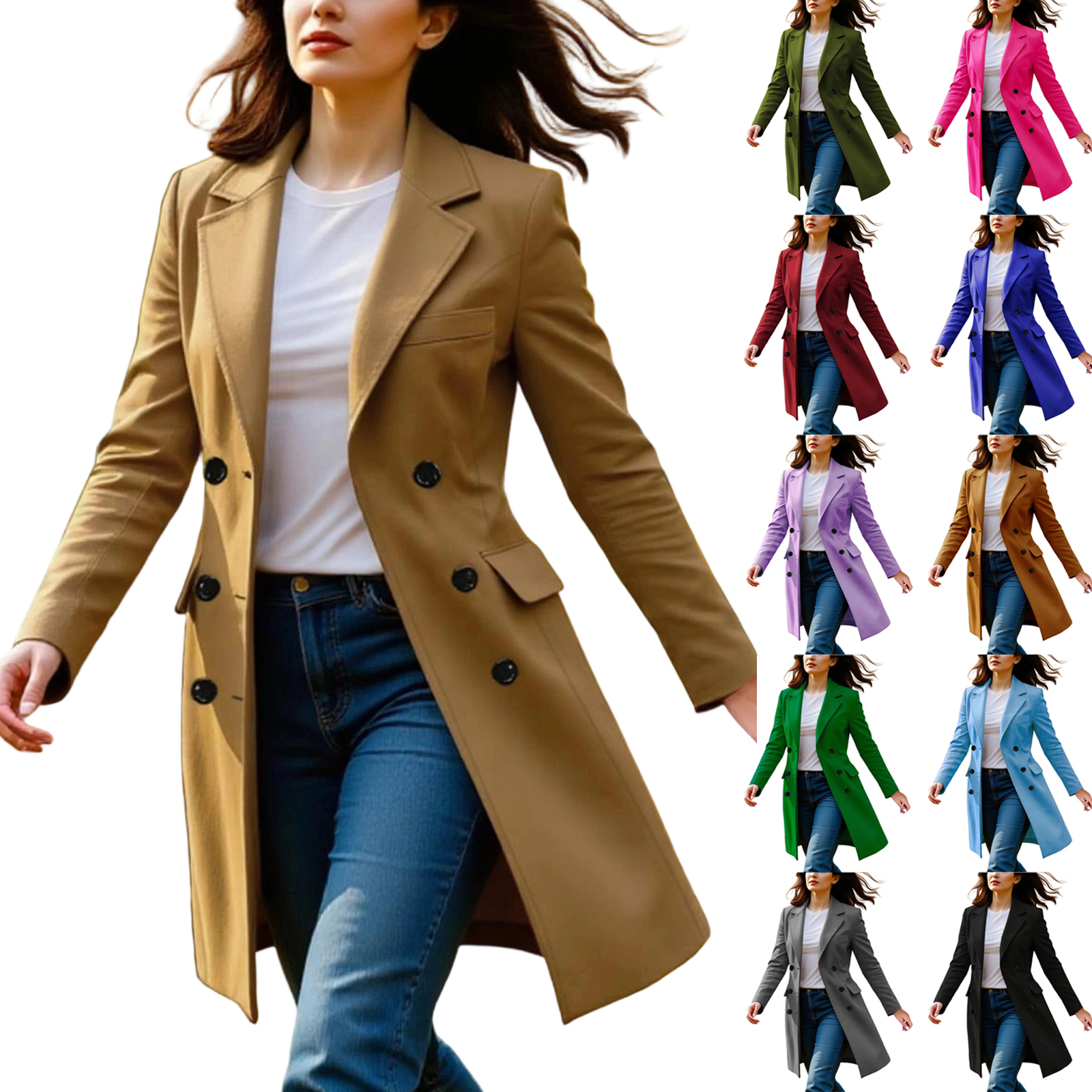 New Women's Coats Autumn Winte - огляд і ціна Women'S Fashion Long Coat