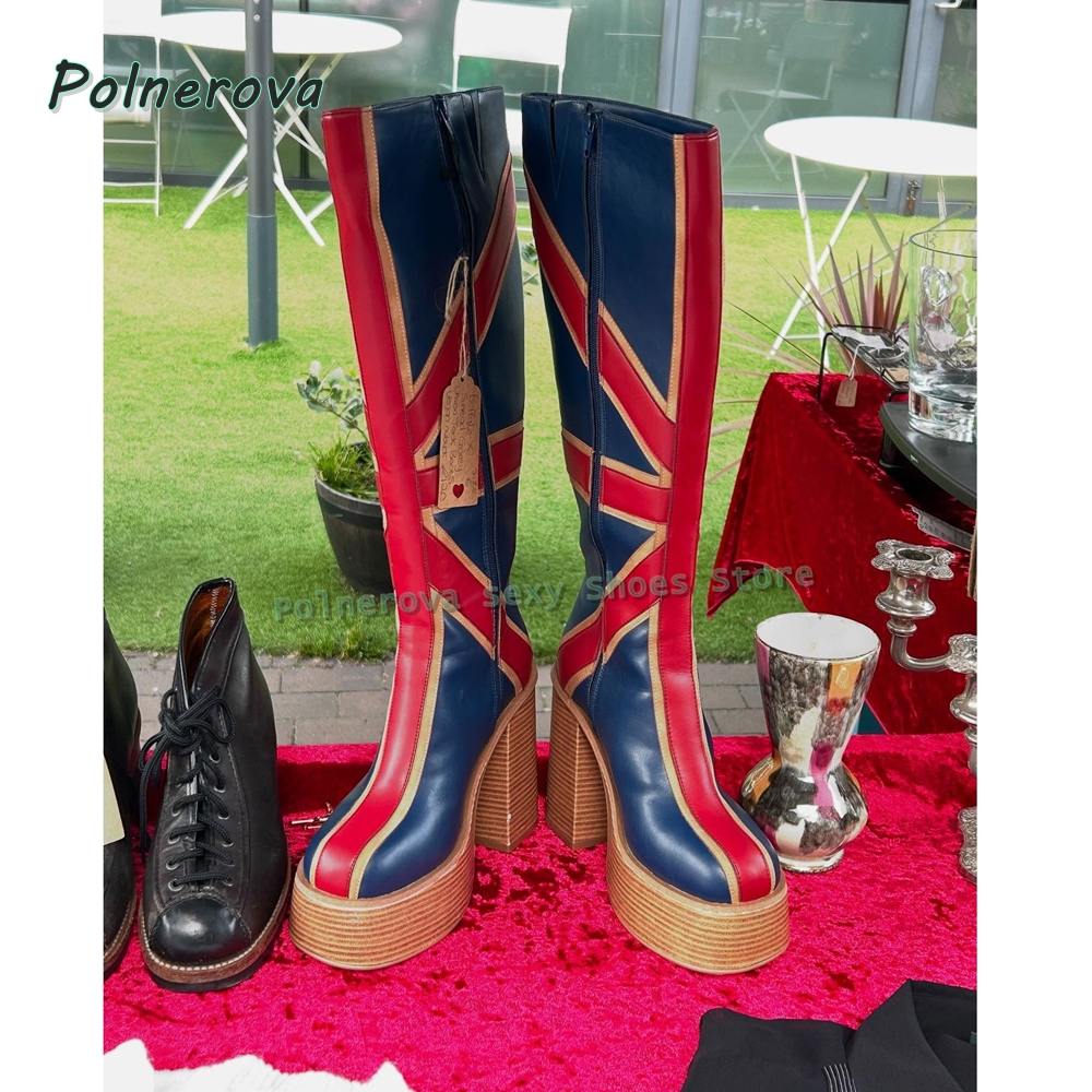 Union Jack Platform Fashion Bo - огляд і ціна Women Fashion Trend 2025
